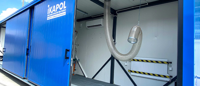 Protipožární sklady • Sklad s požární odolností REI 120 • Sklady na nebezpečné látky • IKAPOL